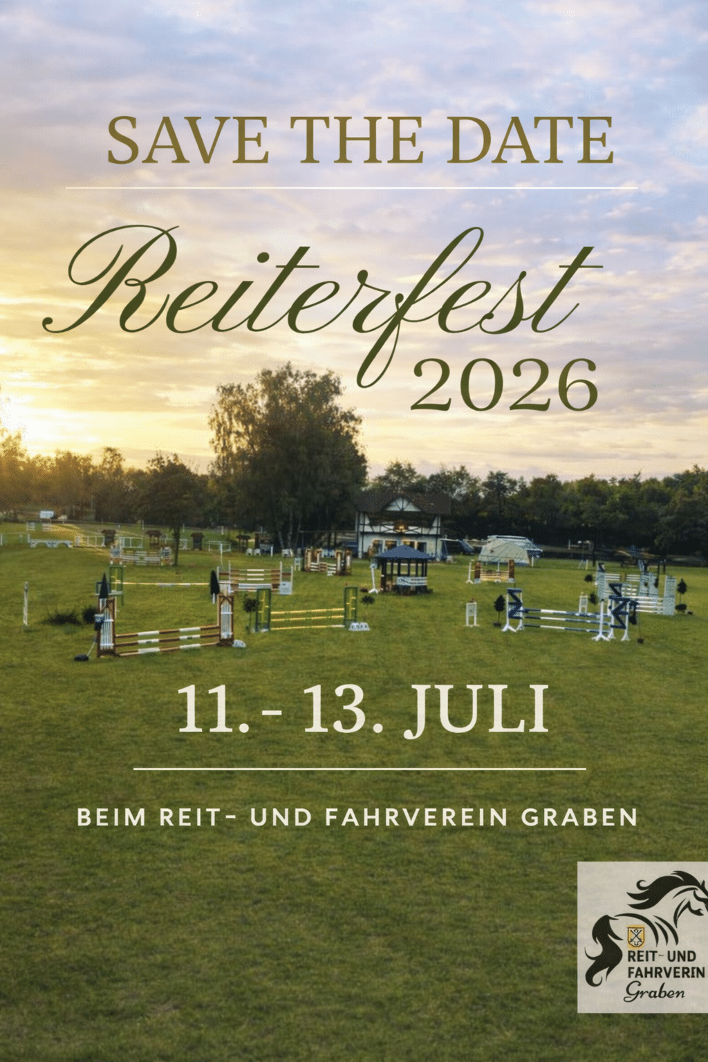 Reiterfest Werbung Save the Date
