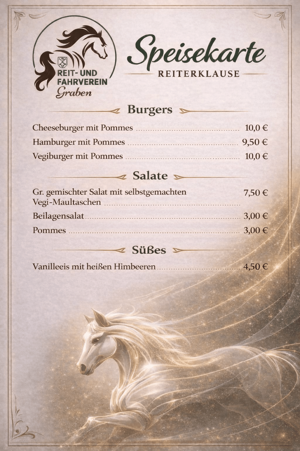 Speisekarte April 2026 Speisekarte April 2026